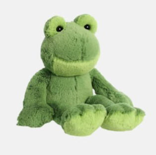 plush frog, click to go to my about page